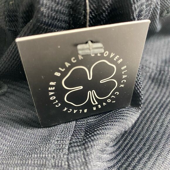 Black Clover Cap Hat Men's Size L XL Color Black FlexFit Canada Vibe Fitted - Picture 6 of 12